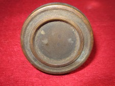 ANTIQUE VINTAGE DECORATIVE BRASS DOOR KNOB #1