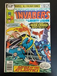 Invaders #37, 1979, Marvel Comics, 1st Cameo Lady Lotus, FREE UK POSTAGE - Picture 1 of 3