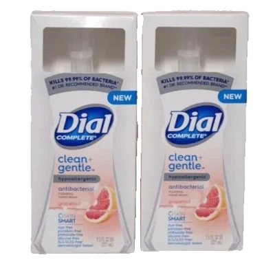 (2 paquetes) Dial limpio + espuma antibacteriana suave lavado a mano pomelo 7,5 fl oz Foto 1 de 3