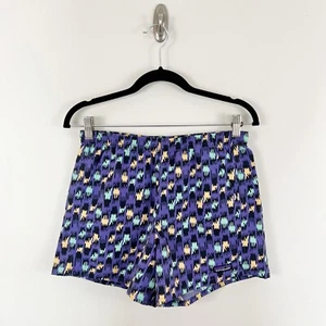 Patagonia Damen XS Baggies Shorts lila bedruckt Outdoor Wandern Taschen NEU - Bild 1 von 10