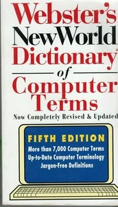 ITHistory (1994) BOOK: Webster's NewWorld Dictionary Computer Terms 5th OF - Picture 1 of 2