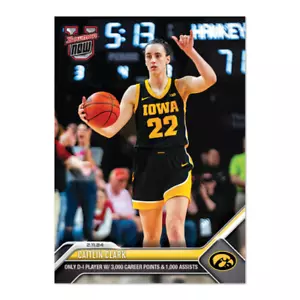2023-24 TOPPS NOW BOWMAN U #48 CAITLIN CLARK - 3.000 PUNTOS Y 1.000 ASISTENCIAS - Imagen 1 de 2