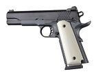 Hogue Colt 1911 Government Model, Smooth Ivory Polymer - Ambi-cut  45020