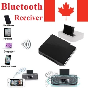 Bluetooth 5.1 Music Receiver Audio Adapter for 30 Pin Dock iPod iPhone Speaker - Zdjęcie 1 z 1