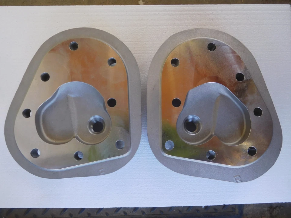 Harley Piezas NUEVO Juego de Cabezales de Aluminio Estilo WLDR Junta Ancha TODOS 45 Cabeza Plana WL, G Foto 1 de 4