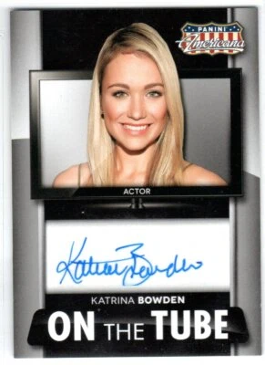 AUTÓGRAFO PANINI AMERICANA 2015 ON THE TUBE FIRMAS MS-KB KATRINA BOWDEN Foto 1 de 2