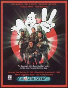 GHOSTBUSTERS II - Original 1989 Trade AD / ADVERT_ Bill Murray _ Harold Ramis - Picture 1 of 1