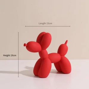 Balloon Dog Red Resin Ornament Modern Simple Home Decoration Decoration - Picture 1 of 1