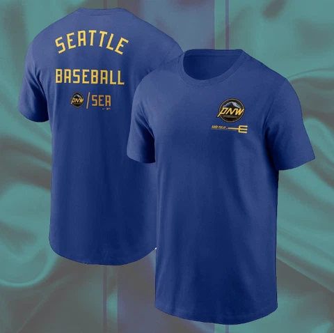 Seattle Mariners Baseball Team Royal 2023  Double T-Shirt Gift For Fans Cover