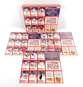 Lot of (25) 2004 McDonald's Boston Red Sox World Champions 3-Sheet Sets Ortiz - Picture 1 of 4