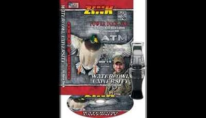 ZINK CALLS ATM GUNSMOKE DUCK CALL DOUBLE REED & DVD COMBO - Picture 1 of 1