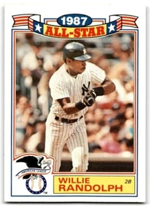 1988 Topps Glossy All-Stars #3 Willie Randolph - New York Yankees - Picture 1 of 1