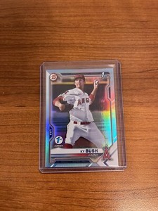 2021 BOWMAN DRAFT 1ST EDITION ROOKIE KY BUSH #BD-149 Sky Blue ANGELS