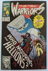The New Warriors Vol. 1 #31 (enero 1993, Marvel) (F58) - Imagen 1 de 1
