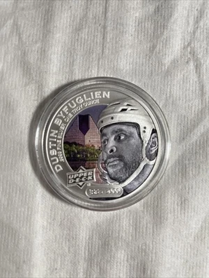 Moneda de plata Dustin Byfuglien de 1 oz .9999 cubierta superior edición limitada baja acuñación. Foto 1 de 2