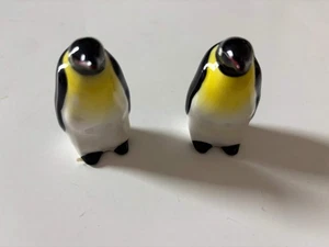 Miniature Ceramic Penguin Figurines (set of 2) - Picture 1 of 2