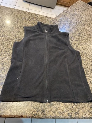 Женский черный жилет из полиэстера Jane Ashley XL - Изображение 1 из 2