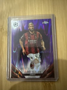 2023-24 Topps Chrome UEFA Club  - Olivier Giroud #43 Purple Raywave /175 - Picture 1 of 1