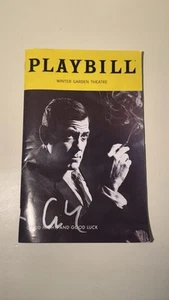 George Clooney SIGNED Good Night And Good Luck Broadway Play Playbill AUTHENTIC - Picture 1 of 4