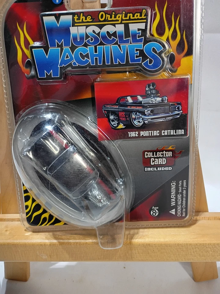 Muscle Machines 1962 Pontiac Catalina (The Pesky Poncho) Car Diecast 1:64 Scale - Image 1 of 4