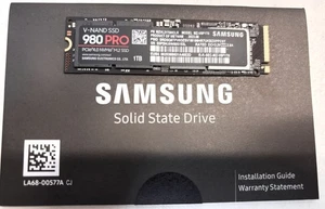 Disque SSD interne Samsung 980 PRO 1 To, PCIe 4,0 x 4 M.2, M.2 2280 - Photo 1/3