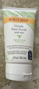 BURT’S BEE’S Sensitive Solutions sanftes Gesichtspeeling mit Aloe 4 Oz. NEU - Bild 1 von 4