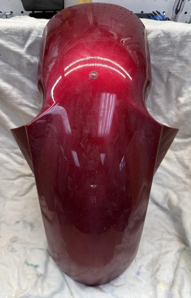 Guardabarros delantero para motocicleta Suzuki Sv650 2007 Candy Sonoma rojo código de color YHL Foto 1 de 4