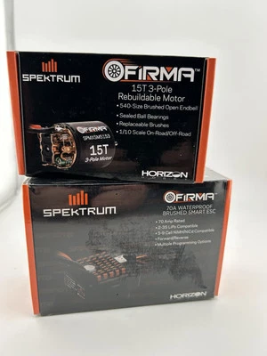 Spektrum Accessories FIRMA 70A BR Smart ESC/15T Brushed Motor Combo - Image 1 of 3