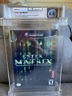 2003 Nintendo Gamecube Enter the Matrix RARE UPC erreur/erreur d'impression CIB WATA 8,5