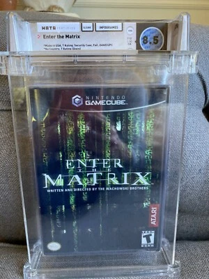 2003 Nintendo Gamecube Enter the Matrix RARE UPC Error/Misprint CIB WATA 8.5 - Image 1 of 4