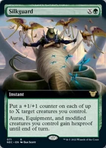 MTG - (Extended Art) SILKGUARD - Neon Dynasty Commander (R) - Picture 1 of 1