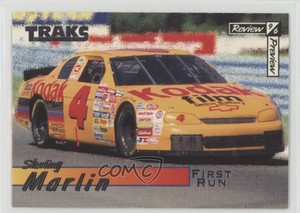 1996 Traks Review & Preview First Run Sterling Marlin #1