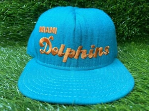 Vintage AJD Miami Dolphins NFL Football Snapback The Professional Hat Script Cap - Picture 1 of 10