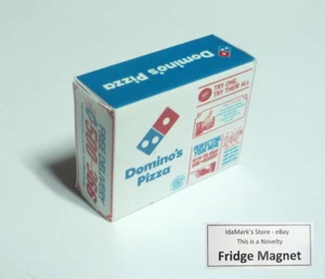 DOMINO'S PIZZA Away Box FRIDGE MAGNET Novelty Indonesia 3D Internal 1.5" Wide - Imagen 1 de 14