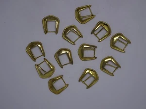 Vintage Gold Belt Buckles for 22mm Wide Belt Lot of 12 A222 - Picture 1 of 7