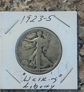 1923s Walking Liberty Half Dollar - Picture 1 of 2