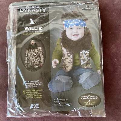 Disfraz de Halloween para bebé Willie dinastía pato personaje, 12-18 meses Foto 1 de 2