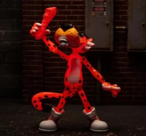 Cheetos Chester Cheetah (Flamin' Hot Cheetos) Glow-in-the-Dark Action Figure - Picture 1 of 12