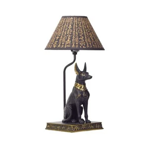 Pacific Giftware Egyptian God of Underworld Anubis Sculptural Table Lamp with... - Picture 1 of 6