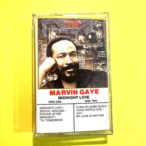 MARVIN GAYE Midnight Love CASSETTE TAPE - Picture 1 of 5
