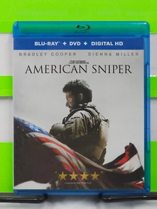AMERICAN SNIPER BASED ON THE TRUE STORY OF CHRIS KYLE 2-DISC DVD & BLU RAY - Picture 1 of 3