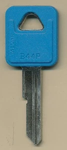 B44 CHIAVE CHIAVI VUOTE BLU PIANO IN PLASTICA  - Foto 1 di 1