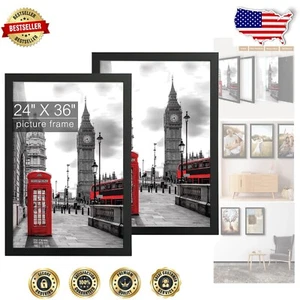 Lightweight 24x36 Picture Frames - Modern Plexiglass Design for Every Occasion - Picture 1 of 11