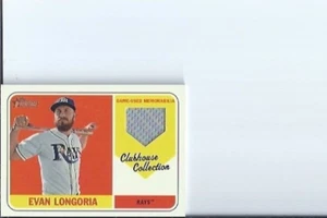Parche de camiseta Evan Longoria 2018 Topps Heritage Clubhouse Collection - Imagen 1 de 1