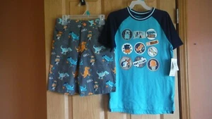 Boy's Size 10 Graphic Tee Shirt & Short Set, 365 Kids by Garanimals, NWT - Picture 1 of 10