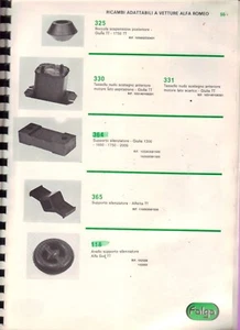 ALFA ROMEO ALFASUD TUTTI TIPI SUPPORTO GOMMINO MARMITTA SCARICO FALGA 118 - Imagen 1 de 1