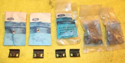 1973-1979 Ford F100 F150 F250 F350 Truck NOS TAILGATE UPPER MOLDING RETAINERS 12 - Image 1 of 3