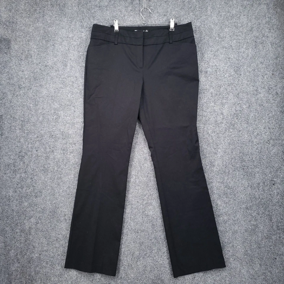 NEW NY&C 7TH Avenue Pants Womens 12 Black  Average High Rise Trouser Stretch - Image 1 of 4