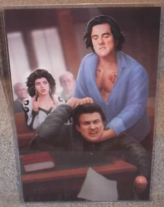 Cape Fear vs My Cousin Vinny Glossy Art Print 11 x 17 In Hard Plastic Sleeve - Picture 1 of 1