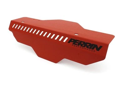 Perrin Performance Red Pulley Cover for 2002-2014 Subaru WRX and 2004-2021 STI - Image 1 of 4